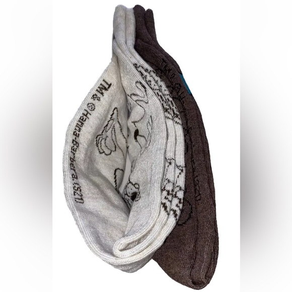 Scooby Doo Crew Socks 2 Pair Men 6-12 Brown Off-White w Collar Logo Mystery NEW! - Picture 10 of 12